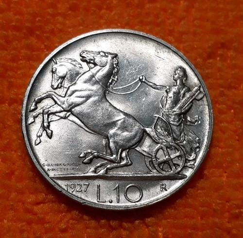 Regno iii 10 lire 1927 - v.e., iii°