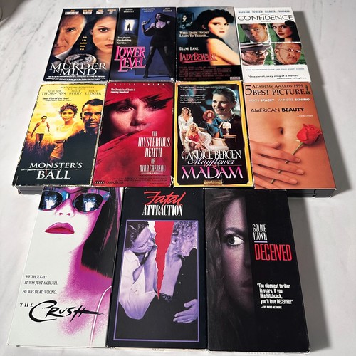 Vhs lot erotic thriller - lot,