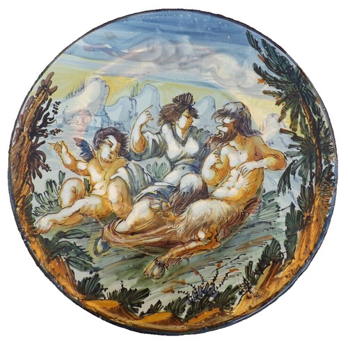 Piatto ceramica stemma - in, ceramica,