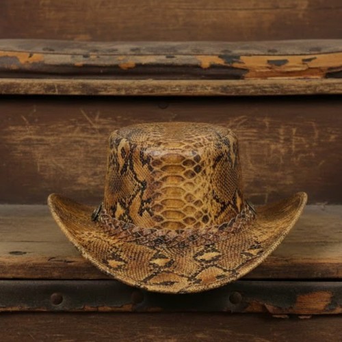 Cappello cowboy vera pelle - da,