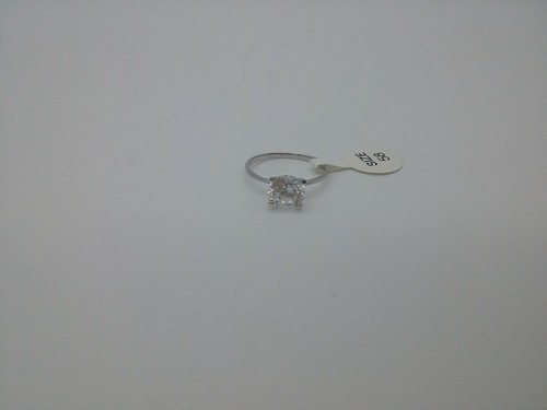 Solitario argento zircone - e,