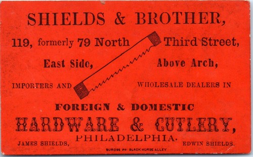 Shields brother hardware - shields,