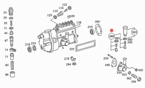 Mercedes om616 617 413 - om616/617/413, kit