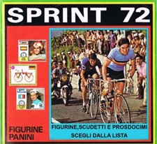 SPRINT 1972 FIGURINE,PROSDOCIMI E SCUDETTI - LISTA- TUTTI NUOVI CON VELINA