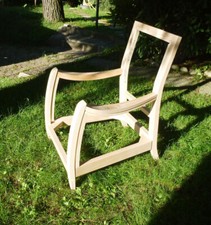 Poltroncina stile Art Deco' - Fusto grezzo per Tappezziere / Decoratore / DIY