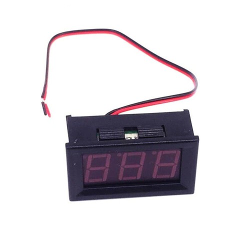 Rosso led voltmetro - rosso,