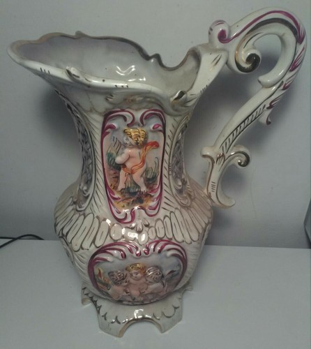 Capodimonte vaso versatoio - capodimonte, vaso,