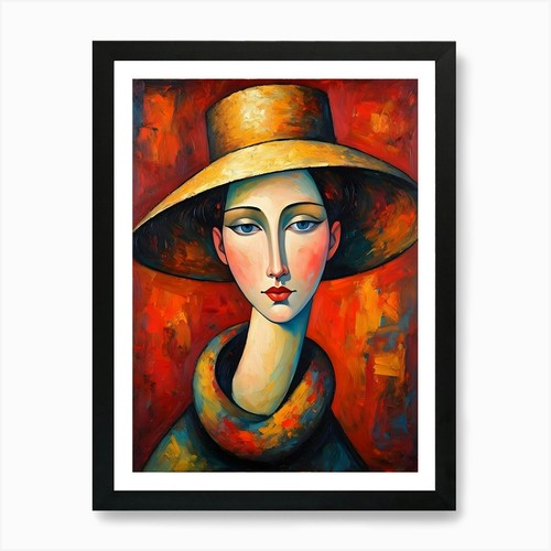 Ritratto astratto donna - donna, in