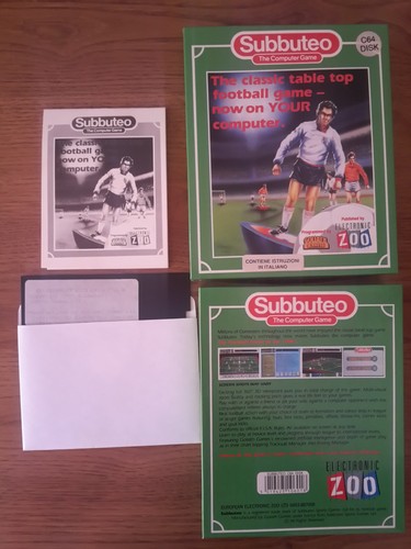 Commodore c64 subbuteo disk - 64,