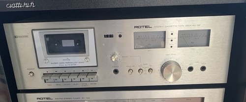 Rotel cassette tape deck - rotel,