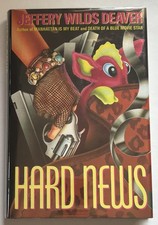 SIGNED Hard News by Jeffrey Deaver FIRST EDITION/FIRST PRINT New & Unread