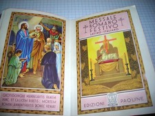 MESSALE ROMANO FESTIVO LATINO ITALIANO ED.PAOLINE 1956