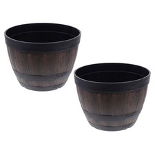  2 Pcs Fusto Plastica Vasi Da