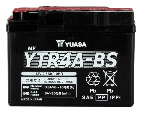 Batteria yuasa ytr4a honda - batteria, ytr4a-bs