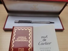 Penna A Sfera Le Must De CARTIER Stylo Bille Must II Godron 