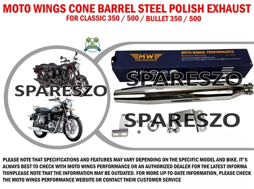 Moto wings canna cono acciaio - moto,