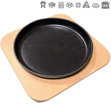 Piatto ghisa smaltata ø22 - piatto,