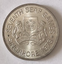 Singapore- 5 Dollari Argento