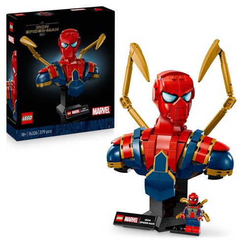 Lego marvel busto - busto, iron