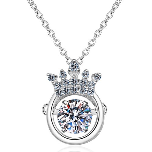 Collana con ciondolo corona