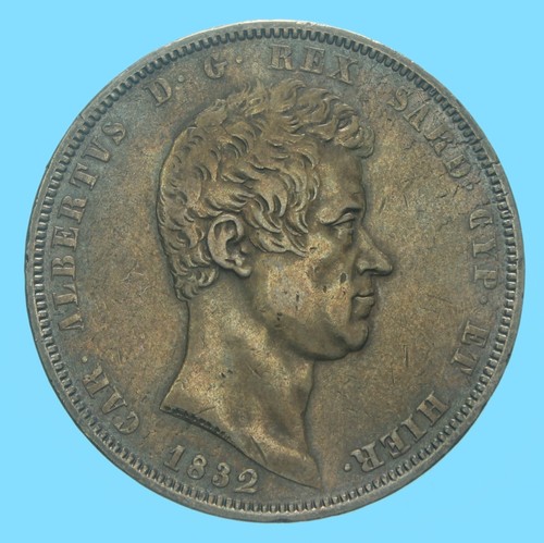 Carlo alberto lire 1832 - 5,