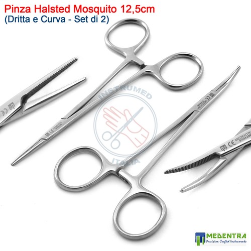 Pinza emostatica halsted - pinza,