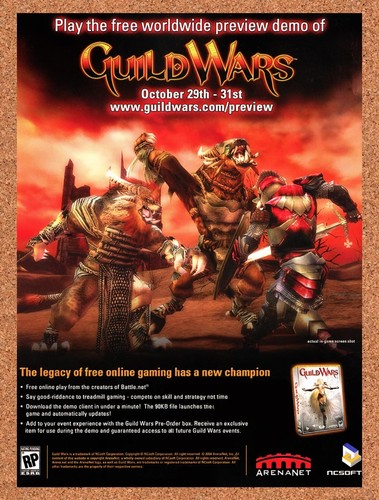 Guild wars 2004 uscita - wars,