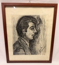 Quadro ritratto maschile di