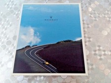 MASERATI SPIDER Depliant sales brochure prospect 