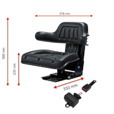 Sedile Universale Per Trattore Fiat New Holland Landini Completo Di Kit Cinture