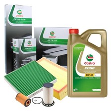 KIT TAGLIANDO COMPLETO Castrol 4 Filtri + 5L Olio EDGE 5W30 LL VW Golf 7 VII