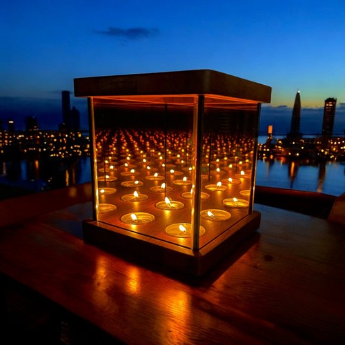 Portacandele tealight specchio - portacandele,