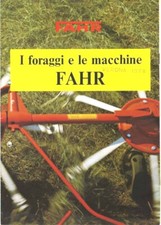 Fahr catalogo macchine da fienagione Antonio Farina Verona 1978