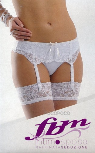Reggicalze pizzo donna fbm - reggicalze, da