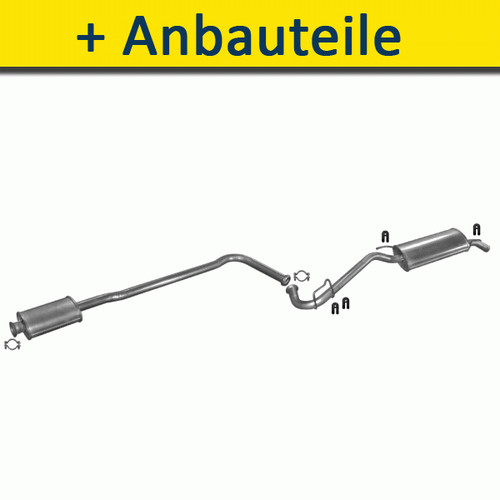 Marmitta per - , renault
