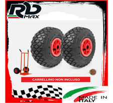 Set 2 Ruote Pneumatiche per