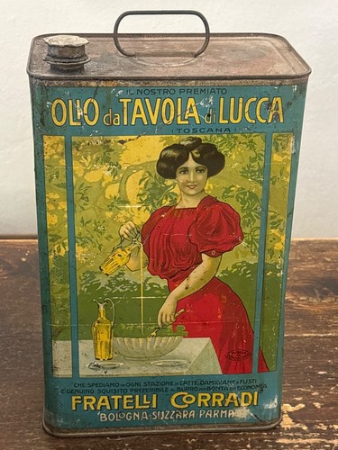 Scatola latta olio da - scatola,