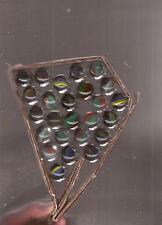 VINTAGE! 60 BIGLIE DI VETRO  A TRE FILAMENTI ,QUELLE DEI DISTRIBUTORI DA 10 LIRE