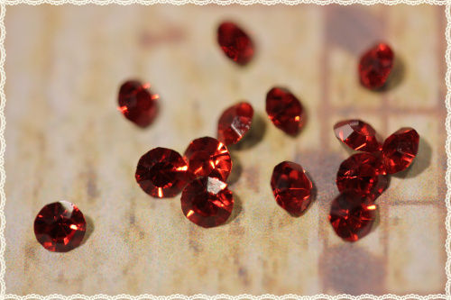 50pz strass 3mm cristalli - strass,