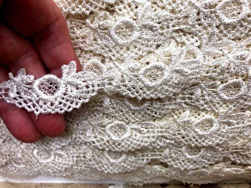 Appliques vintage cotone rayon - appliques,