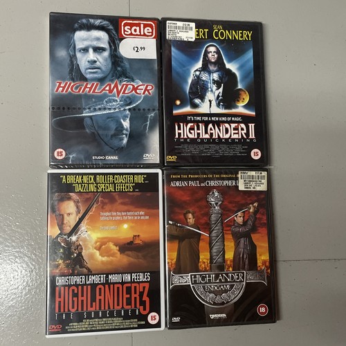 Highlander dvd complete - 1-4,