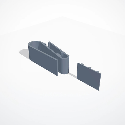 Clip portaocchiali aletta