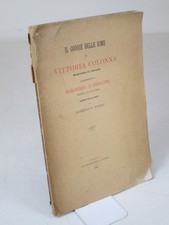 1900 AUTOGRAFO DOMENICO TORDI ORVIETO CODICE RIME VITTORIA COLONNA PESCARA SC80