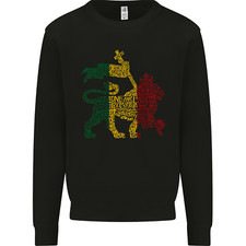 Maglione Felpa Uomo Rasta Lion