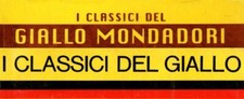 Libri I classici del giallo Mondadori. Vari anni. Vari titoli. Vari autori. Rari