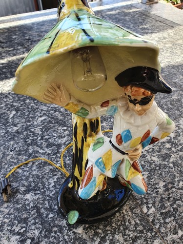 Lampada pagliaccio arlecchino - pagliaccio,