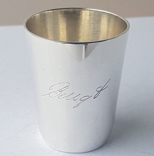 Bicchiere argento fatto mano - argento, a