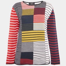 Felpa in maglia a righe