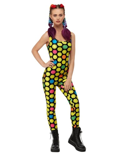 Costume donna smiley - smiley, unitard
