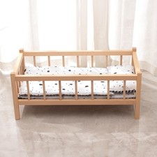 Culla Per Bambole In Legno Con